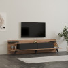 Έπιπλο τηλεόρασης Astry pakoworld καρυδί με ανθρακί 180x36,8x45εκ