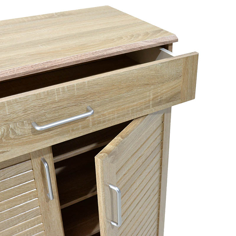 Shoe cabinet Sante pakoworld 20 pairs sonoma 80x37x123cm Shoe cabinet Sante pakoworld 20 pairs sonoma 80x37x123cm