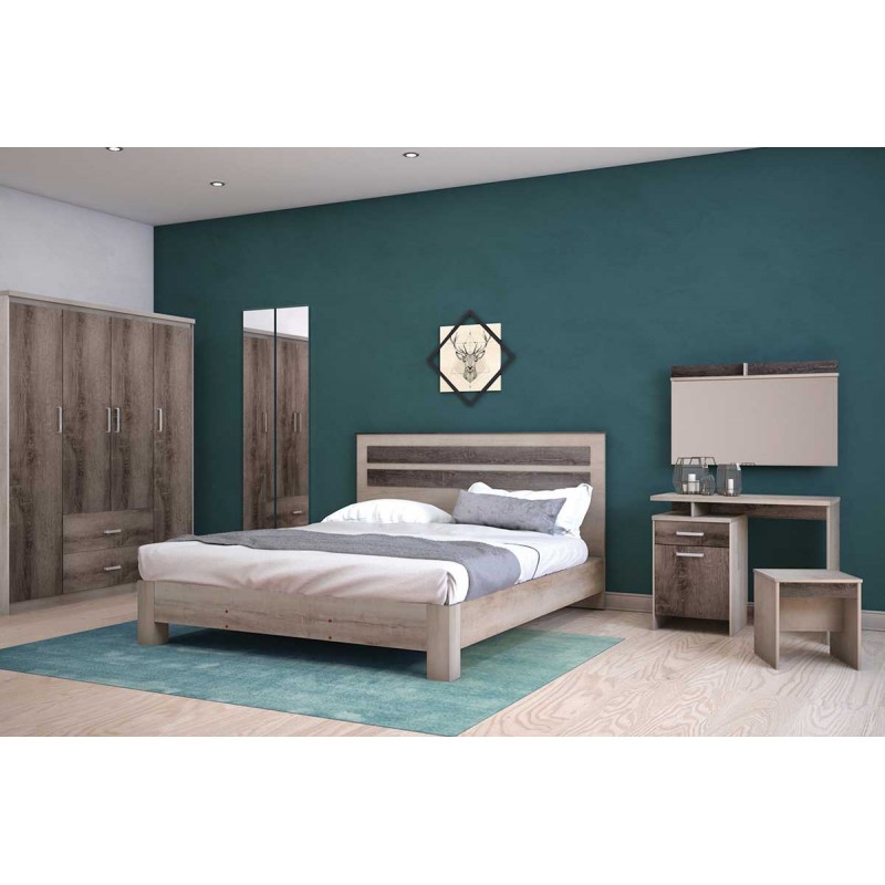Dressing table with mirror Olympus pakoworld in castillo-toro colour Dressing table with mirror Olympus pakoworld in castillo-toro colour