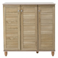 Shoe cabinet SANTΟ pakoworld 16 pairs sonoma 89.5x34.5x91.5