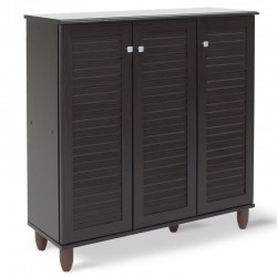 Shoe cabinet SANTΟ pakoworld 16 pairs wenge 89.5x34.5x91.5cm Shoe cabinet SANTΟ pakoworld 16 pairs wenge 89.5x34.5x91.5cm