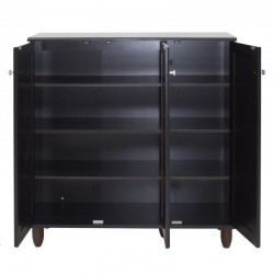 Shoe cabinet SANTΟ pakoworld 16 pairs wenge 89.5x34.5x91.5cm