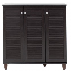 Shoe cabinet SANTΟ pakoworld 16 pairs wenge 89.5x34.5x91.5cm