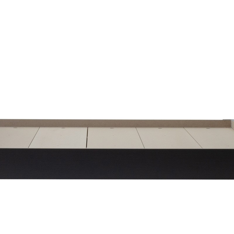 Κρεβάτι μονό OLYMPUS pakoworld σε χρώμα wenge 100x200εκ