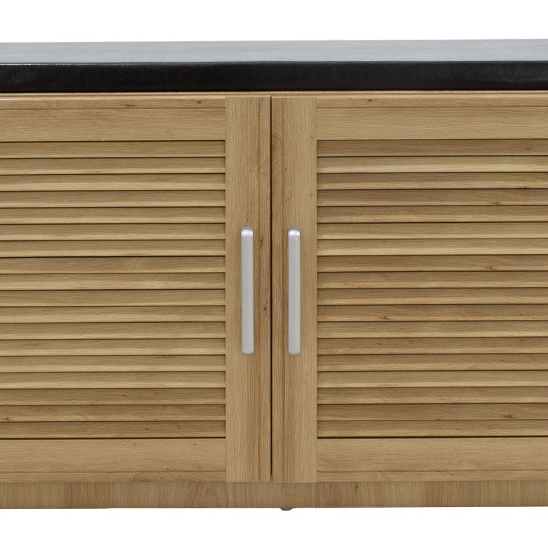 Παπουτσοθήκη-Σκαμπό Crispy pakoworld 9 ζεύγων χρώμα sonoma με μαξιλάρι 94x34,5x60εκ