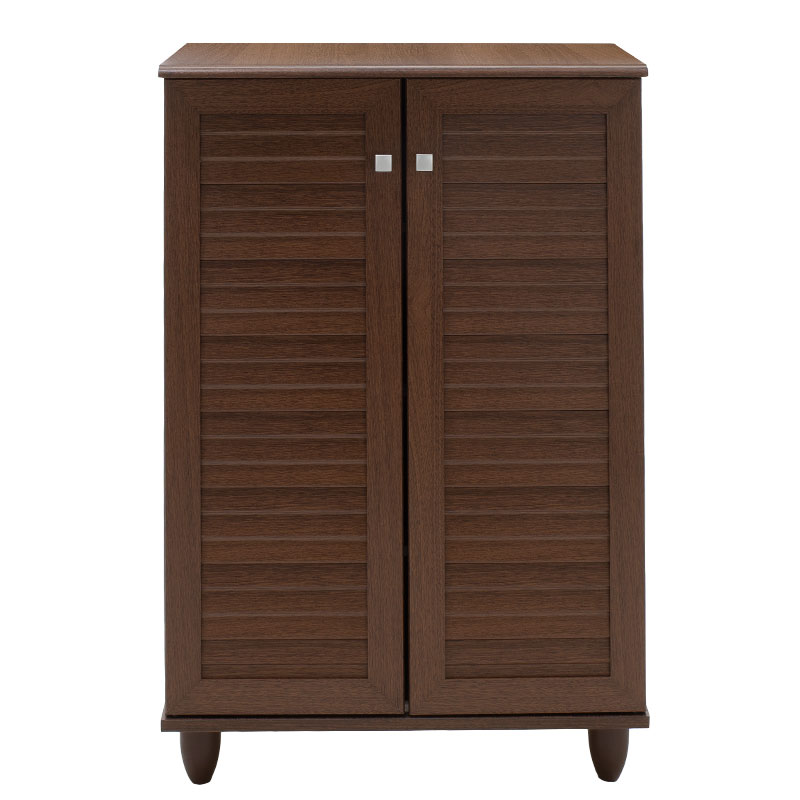 Shoe cabinet SANTΟ pakoworld 10 pairs walnut 60x34.5x91.5cm Shoe cabinet SANTΟ pakoworld 10 pairs walnut 60x34.5x91.5cm