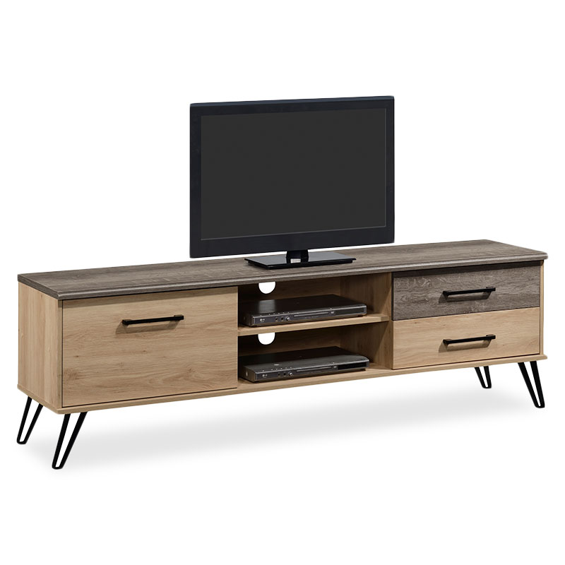 Έπιπλο τηλεόρασης Bruno pakoworld χρώμα viscount - toro 182x40x56,5εκ Έπιπλο τηλεόρασης Bruno pakoworld χρώμα viscount - toro 182x40x56,5εκ