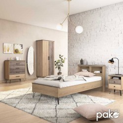 Συρταριέρα Bruno pakoworld με 4 συρτάρια χρώμα viscount - toro 80,5x40x99εκ Συρταριέρα Bruno pakoworld με 4 συρτάρια χρώμα viscount - toro 80,5x40x99εκ