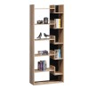 Bookcase Naya pakoworld sonoma-anthracite 72x30x182.5cm