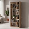 Bookcase Naya pakoworld sonoma-anthracite 72x30x182.5cm