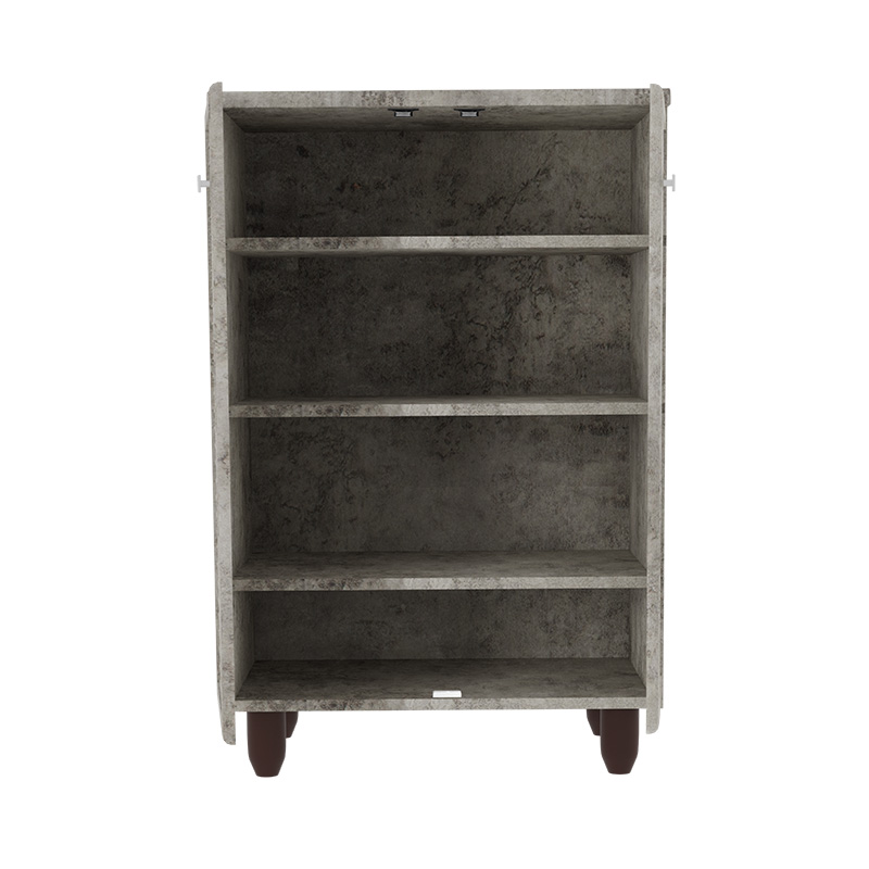 Shoe cabinet SANTΟ pakoworld 10 pairs antique anthracite 60x34.5x91.5cm