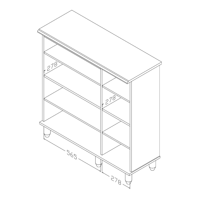 Παπουτσοθήκη-ντουλάπι SANTO pakoworld 16  ζεύγων χρώμα antique ανθρακί 89.5x34.5x91.5εκ