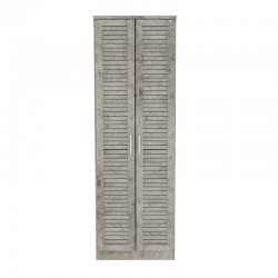 Shoe cabinet Sante pakoworld 21 pairs dark antique anthracite 60x37x183cm Shoe cabinet Sante pakoworld 21 pairs dark antique anthracite 60x37x183cm