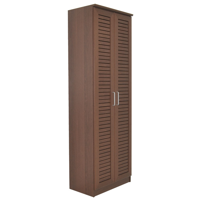 Shoe cabinet Sante pakoworld 21 pairs walnut 60x37x183cm