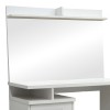 Dressing table with mirror Olympus pakoworld in white colour 90.5x39.5x75cm