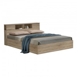 Double bed Olympus pakoworld in light oak colour 160x200 Double bed Olympus pakoworld in light oak colour 160x200