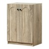 Shoe cabinet Ambera pakoworld sonoma color 60x36.5x81.5cm