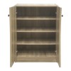 Shoe cabinet Ambera pakoworld sonoma color 60x36.5x81.5cm