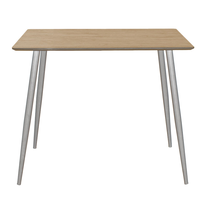 Dining table Cuba pakoworld MDF color sonoma-white 70x70x75cm Dining table Cuba pakoworld MDF color sonoma-white 70x70x75cm