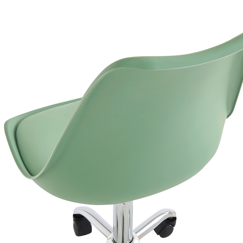 Καρέκλα γραφείου Gaston II pakoworld μέντα pp-pu 48x57x77-90εκ