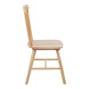 Melia pakoworld rubberwood chair in natural color 45x51x87cm