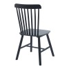 Melia pakoworld rubberwood chair in black shade 45x51x87cm