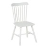 Melia pakoworld rubberwood chair in white shade 45x51x87cm