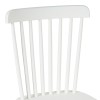 Melia pakoworld rubberwood chair in white shade 45x51x87cm