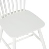 Melia pakoworld rubberwood chair in white shade 45x51x87cm