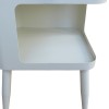 Cubino pakoworld metal side table in cream shade 35x35x50cm