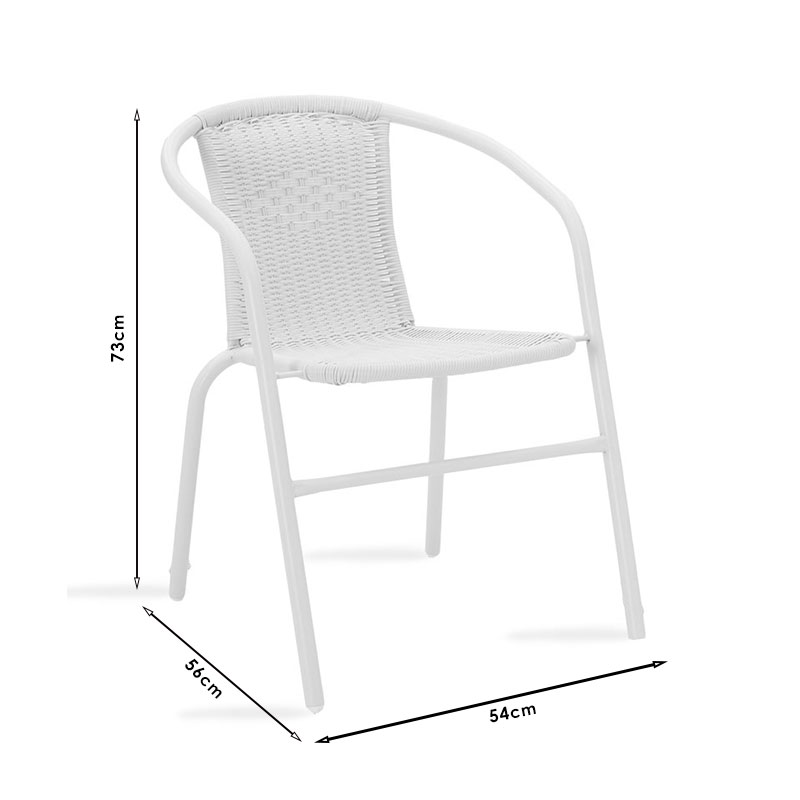 Obbi pakoworld armchair metal-pe in gray color Obbi pakoworld armchair metal-pe in gray color
