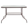 Valor pakoworld table metal brown-glass 110x60x70cm