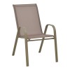 Armchair Calan pakoworld metal champagne 54x74x91cm