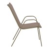 Armchair Calan pakoworld metal champagne 54x74x91cm