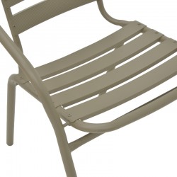 Chair Tade pakoworld metal in champagne color 54x62x74cm