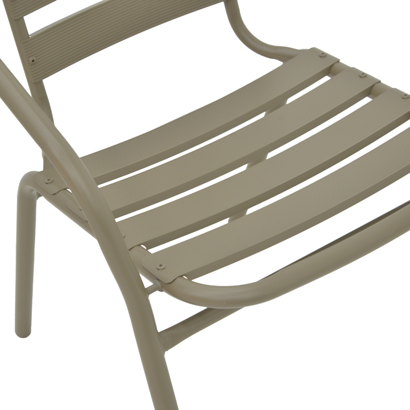 Chair Tade pakoworld metal in champagne color 54x62x74cm