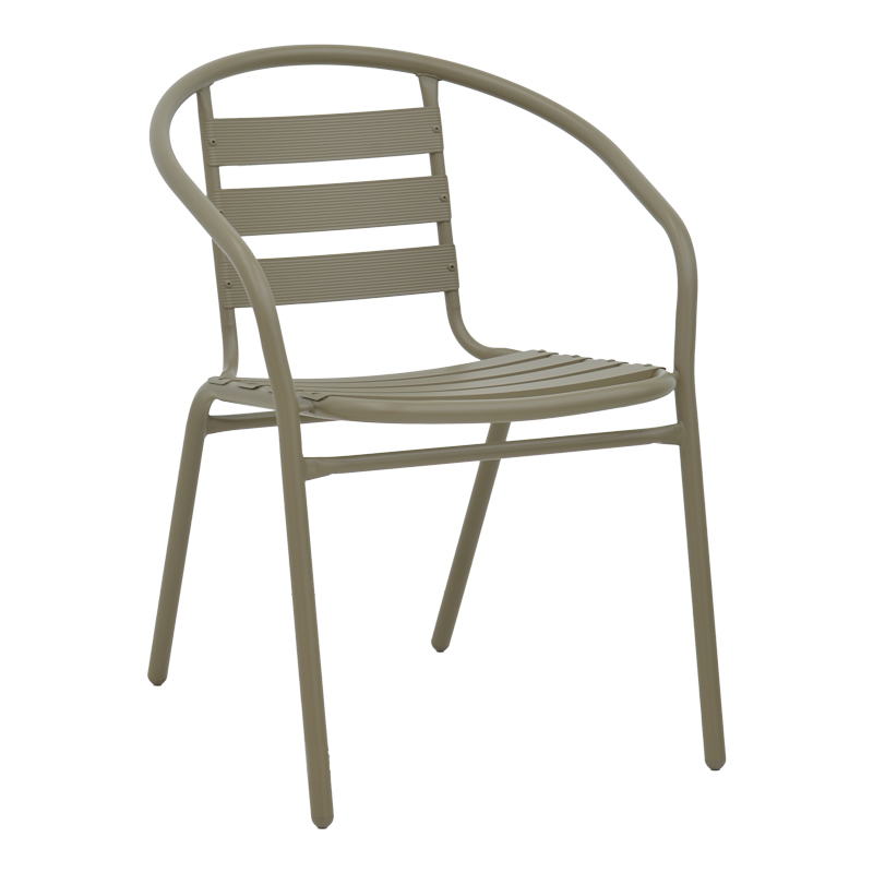 Chair Tade pakoworld metal in champagne color 54x62x74cm Chair Tade pakoworld metal in champagne color 54x62x74cm