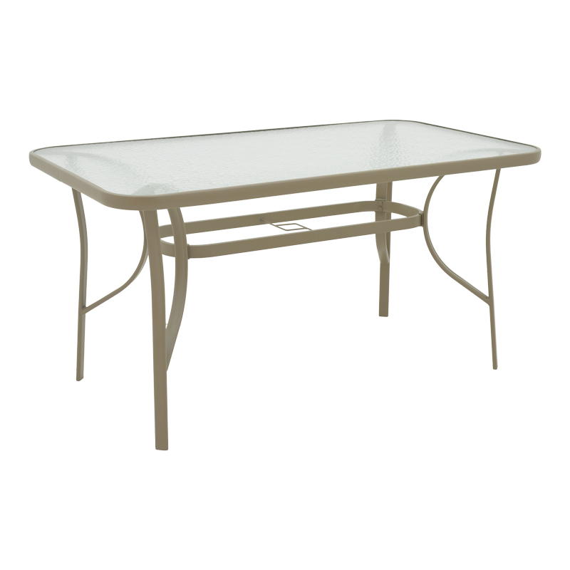 Ensure pakoworld table metal champagne-glass 140x80x70cm Ensure pakoworld table metal champagne-glass 140x80x70cm