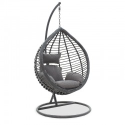 Nadim pakoworld swing hanging metal-pe-cushion gray Nadim pakoworld swing hanging metal-pe-cushion gray