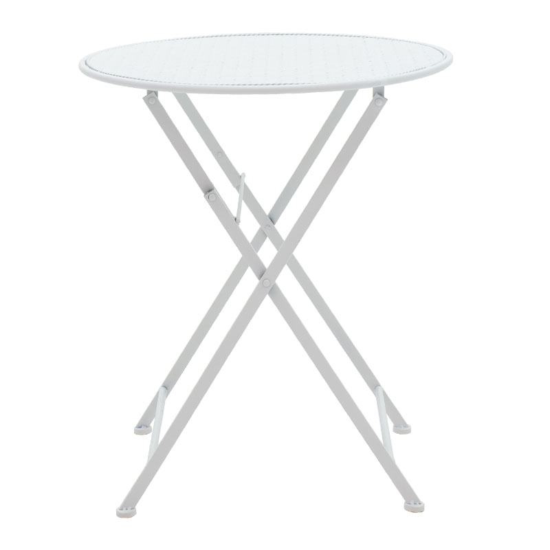 Dining set 3pcs Walen pakoworld white metal Dining set 3pcs Walen pakoworld white metal