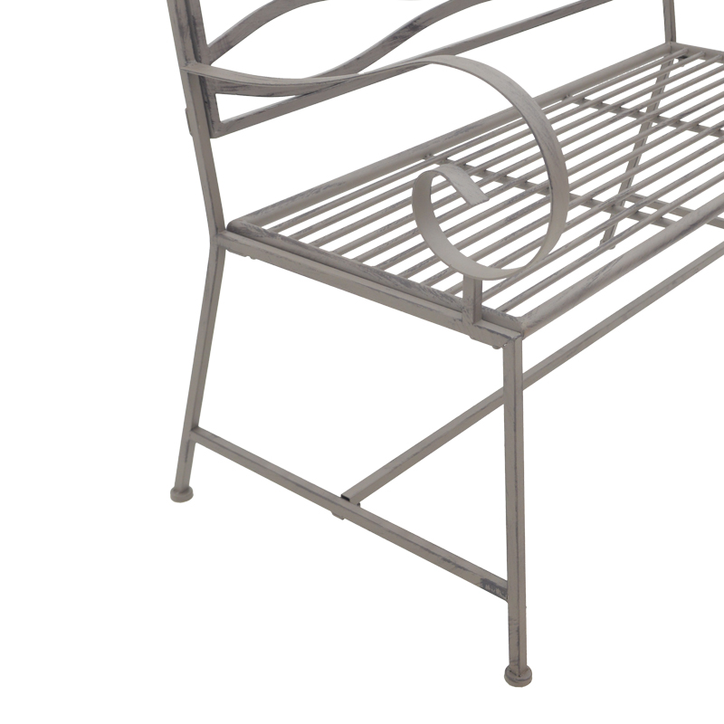 Benko pakoworld metal bench in bronze shade 114x45x95cm Benko pakoworld metal bench in bronze shade 114x45x95cm