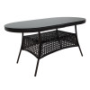 Dining set 5pcs Cellin pakoworld meta-pe brown