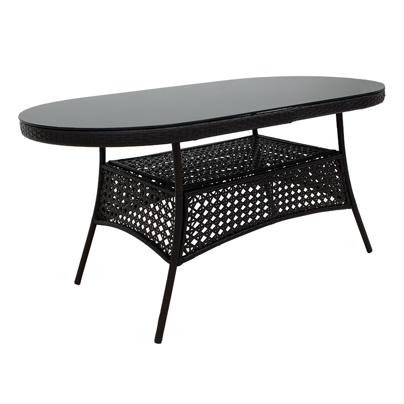 Dining set 5pcs Cellin pakoworld meta-pe brown