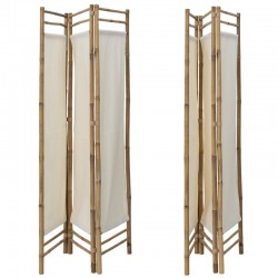 Παραβάν Barra pakoworld bamboo φυσικό-εκρού 135x3x160εκ