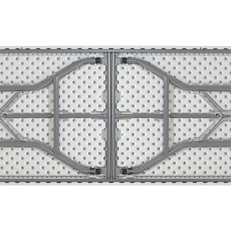 Folding catering-conference table Aprilia pakoworld in colour white granite 183x76x74cm