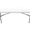 Folding catering-conference table Aprilia pakoworld in colour white granite 183x76x74cm