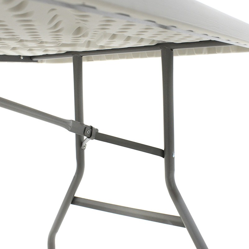 Folding catering-conference table Aprilia pakoworld in colour white granite 183x76x74cm