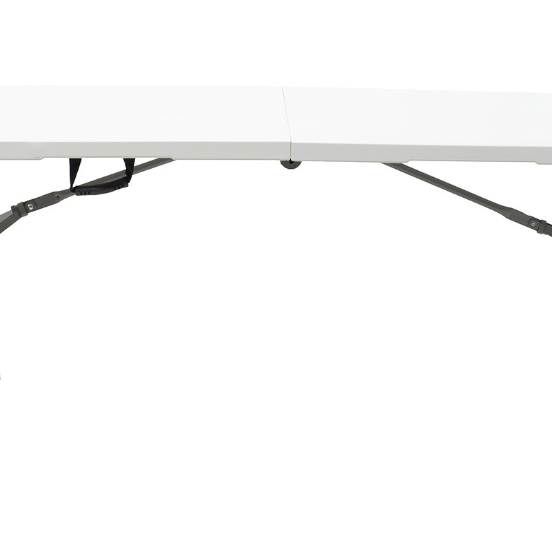 Foldinf catering table-suitcase Rodeo pakoworld metal frame colour white 152x60x74cm