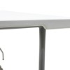 Foldinf catering table-suitcase Rodeo pakoworld metal frame colour white 152x60x74cm