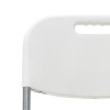Folding catering chair Edison pakoworld with metal and reinforced frame colour white
